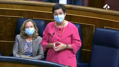 Valentina Martínez pregunta a González Laya - Sesión de Control 9 de Septiembre