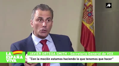 Ortega Smith: "Nosotros hacemos las cosas por convicción, no por conveniencia política"