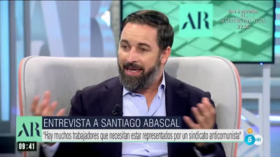 Santiago Abascal: "Que haya partidos que con dinero de los españoles quieran romper la unidad de España es algo que no tenemos que soportar"