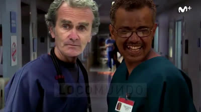 Donald Trump, Fernando Simon and the president of the WHO in "Scrubs"