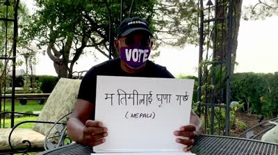 Samuel L. Jackson says "best wishes" to Trump in several languages