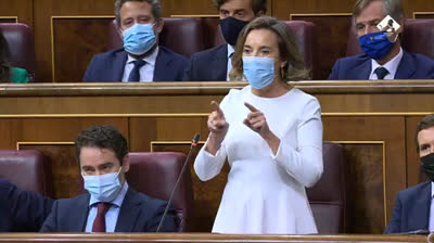 Cuca Gamarra a Carmen Calvo: "Arrimar el hombre para ustedes es hincar la rodilla"