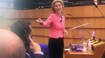 Ursula von der Leyen critica a Jörg Meuthen por 'predicar el odio'