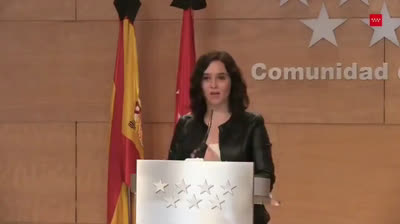 Ayuso: "Cuando uno toma el mando único tiene tomar las decisiones y explicar porqué lo hace"