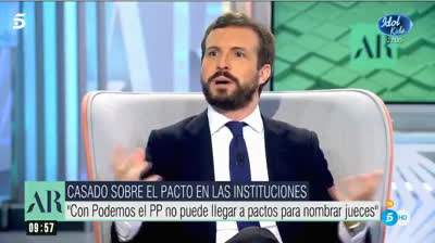 Pablo Casado: "¿Por qué tiene que estar Podemos para renovar el CGPJ?"
