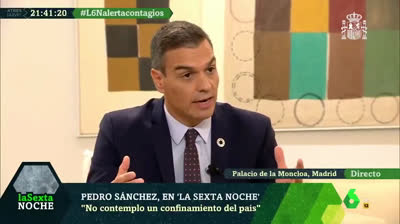 Pedro Sánchez: "El Gobierno de España irá el lunes a la Puerta del Sol a ayudar a la Comunidad de Madrid"