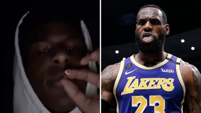 LeBron James' son, Bronny James, smoking weed | Full Video