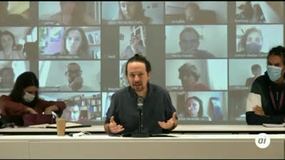 Pablo Iglesias: "Trabajar y construir alianzas para avanzar a un horizonte republicano es una de las tareas políticas de Podemos"