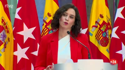 Ayuso: "El COVID-19 trae necesidades aparejadas como los problemas de delincuencia, de okupación, menores no acompañados..."