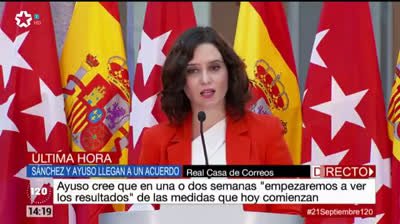 Ayuso: "Durante estos meses hemos hecho todo lo que estaba en nuestras manos"