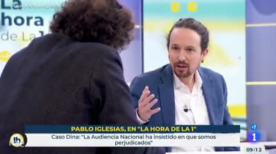 Resumen titulares entrevista Pablo Iglesias La Hora de la 1 TVE