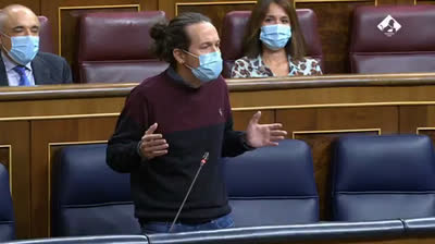 Pablo Iglesias a Macarena Olona: "Ustedes presentaron una querella acusándome de 6 delitos, ha sido archivada"
