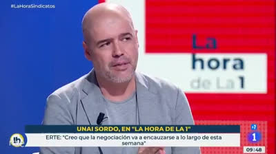 Resumen titulares Unai Sordo en La Hora de la 1