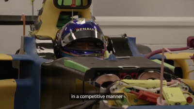 Fernando Alonso's first day with the Renault F1 team