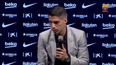 Luis Suárez se despide del Barça entre lágrimas