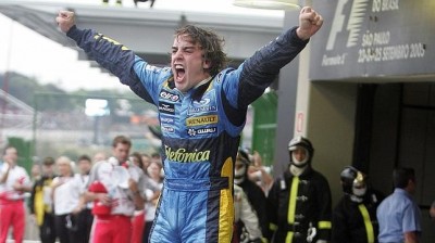 Today is the 15th anniversary of Fernando Alonso's first world championship in Brazil