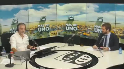 Pablo Casado: “A Felipe VI lo votamos los españoles, a Garzón y a Iglesias no”