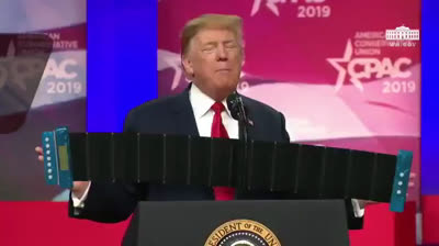 Donald Trump playing the accordion