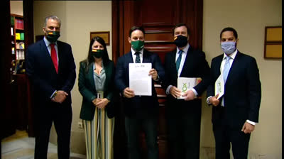 Vox presenta su moción de censura contra Pedro Sánchez