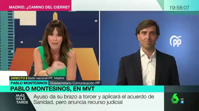 Mamen Mendizábal saca los colores a Pablo Montesinos