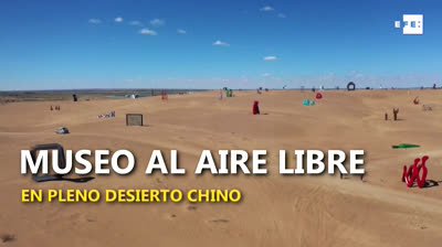 A museum is created in the middle of a desert in China