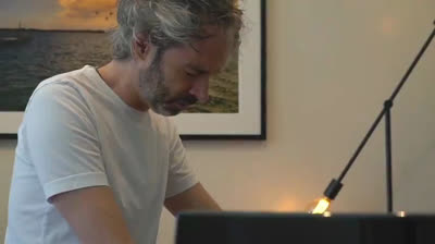 James Rodhes plays the "Ode to Joy" at the Government's Recovery Act