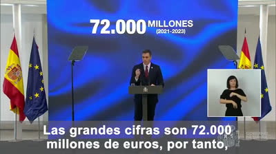 Pedro Sánchez presenta el Plan de Recuperación