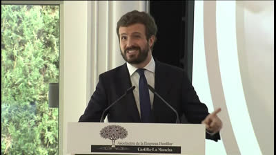 Pablo Casado: "Si el señor Sánchez no cesa a Pablo Iglesias será complicé de esos delitos"