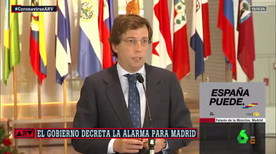 Martínez Almeida a Pedro Sánchez: "Que lo tenga claro, muy claro: Esta ciudad no la va a doblegar ni la pandemia ni su intervención sanitaria, ni su 155 a Madrid"