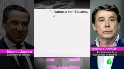 Conversación Ignacio González - Zaplana sobre poner y quitar jueces