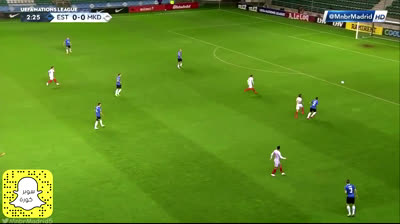 COMICAL own goal for Estonia’s Marten Kuusk vs North Macedonia!