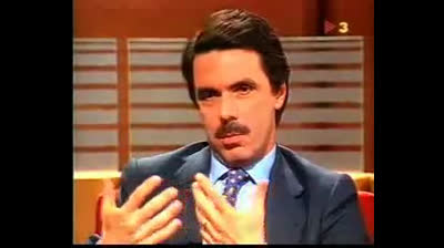 Aznar lamiendole el culo a los nacionalistas catalanes (quien te ha visto y quien te ve...)