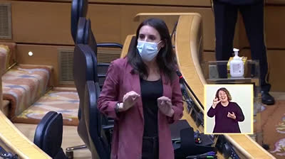 Irene Montero: "Vamos a encontrarnos en los libros de historia como feministas a Mary Wollstonecraft y a Rafa Hernando. A M. Rajoy no, porque no sabemos quién es todavía"