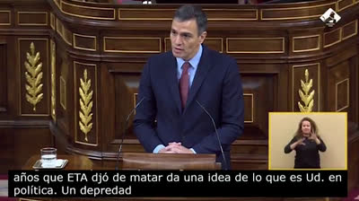 Réplica de Pedro Sánchez a Santiago Abascal en la Moción de Censura