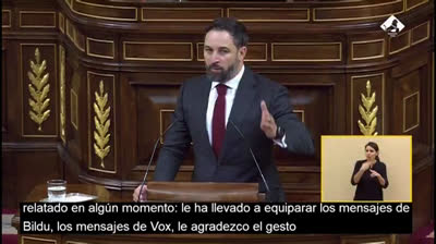 Santiago Abascal le recuerda a Inés Arrimadas que tiene concejales gracias a los votos de VOX