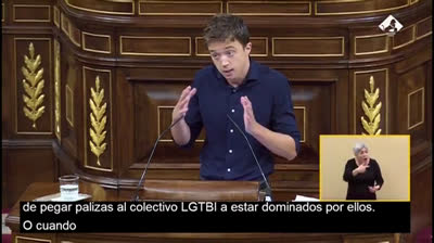 Iñigo Errejón: "Prefieren a Trump antes que al Papa Francisco"