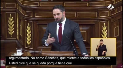 Abascal a Rufián: "A ver... Superman... Qué va a  combatir usted a Vox"