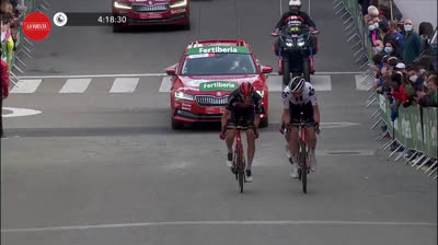 Vídeo del último kilometro etapa 5 - La Vuelta España 20 - Huesca - Sabiñánigo