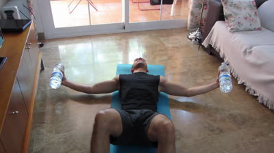 Sports at home with everyday objects