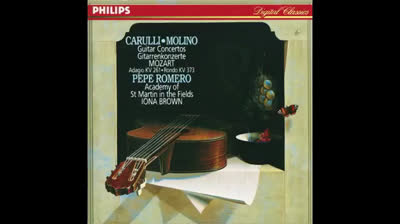 Ferdinando Carulli (1770 1841) Guitar Concerto in A major Op 8a   Pepe Romero