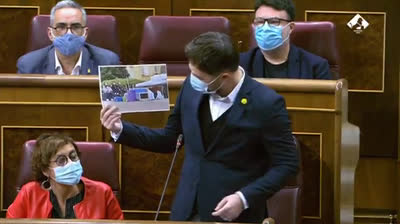 Gabriel Rufián pregunta a Pedro Sánchez: “¿Qué medidas va a adoptar para garantizar el derecho a una vivienda digna ante la crisis económica que se está produciendo?”