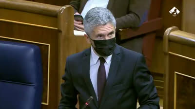 Marlaska al diputado de VOX Ignacio Gil Lázaro: "Se debe de hablar de DD.HH con todo el mundo, incluso con ustedes"