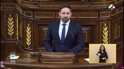 Santiago Abascal: "Quiero denunciar la ausencia del emperador, que ha decidido que no iba con él"