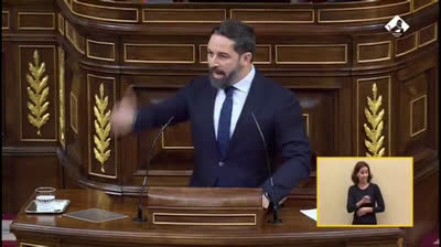 Abascal, a Casado: "Señor Ministro de la Oposición"