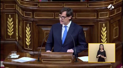 Salvador Illa: "Yo soy solo un ministro de Sanidad ante la mayor calamidad en un siglo en toda la humanidad"