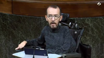 Pablo Echenique a Santiago Abascal: "Yo a los matones les sostengo la mirada"