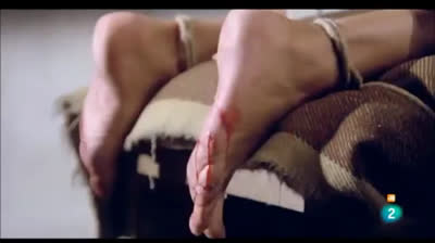 Lluis Companys interrogado y torturado por franquistas en Madrid