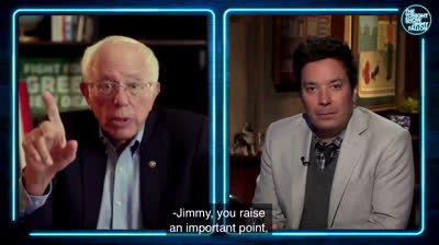 La predicción de Bernie Sanders en el Show de Jimmy Fallon sobre las elecciones de Estados Unidos