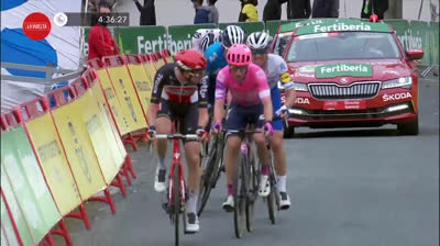 Vídeo del último kilometro etapa 14 - La Vuelta España 20 - Lugo - Ourense