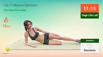 Ejercicios de entrenamiento para hacer en la cama